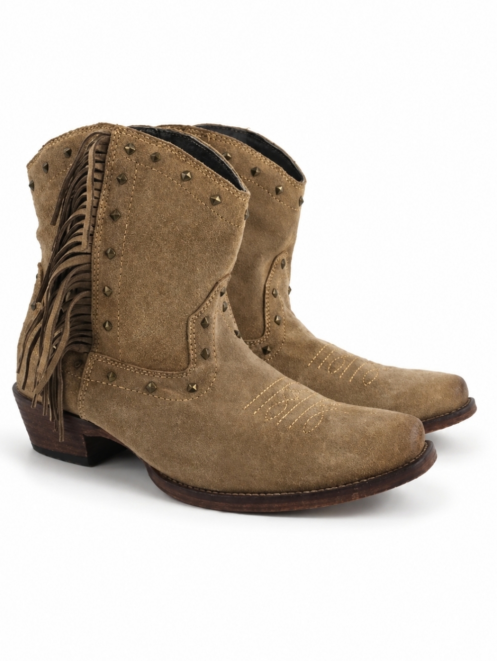 Roper Ladies' Short Fringe Suede Women's  Boots Size 9
